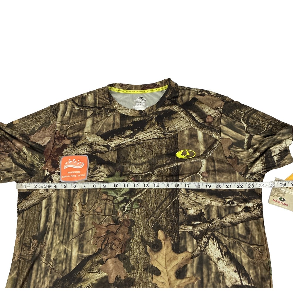 New Mens Mossy Oak Breakup Infinity Camo SS Performance T-Shirt Size Large NWT - Picture 4 of 7